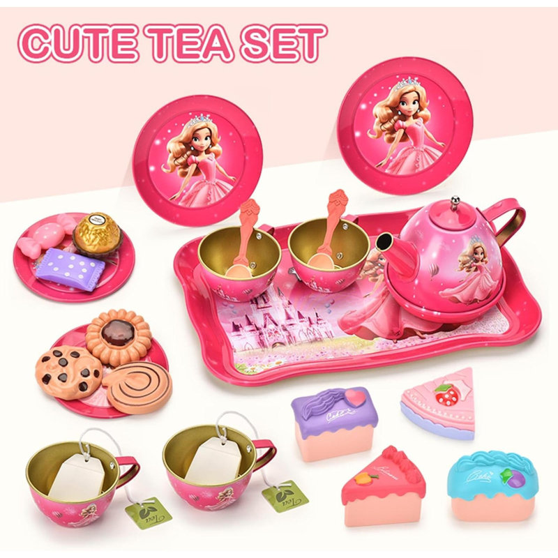 Lark Manor™ Kids Plastic Tea Party Set For Toddlers & Ages 3-8